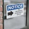 Signmission All Deliveries To Business Office Sign With Symbol, 7 in W x Rectangle, Vinyl Decal OS-2PACK-NS-D-57-L-10095 - alternate 6
